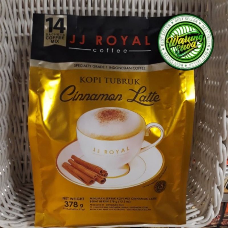

Jj royal kopi bubuk cinnamon latte isi 14 pcs x 27 gram