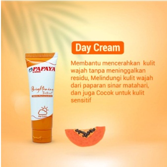 ✨SHASYA✨PAPAYA DAY &amp;NIGHT CREAM BY MAMAYA BRIGHTENING TREATMENT  1 SET PAKET HEMAT