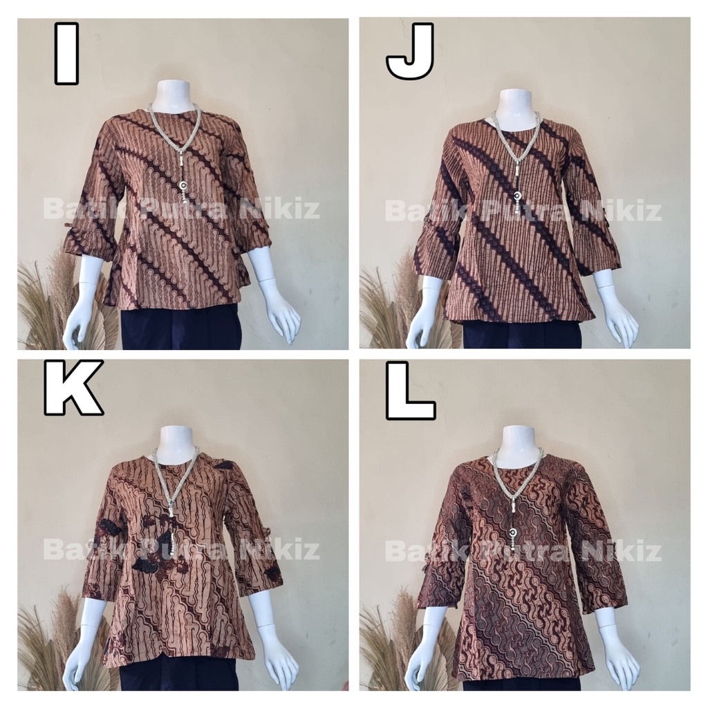 (COD) BLOUSE BATIK KERJA KANTOR BATIK MODERN KEKINIAN