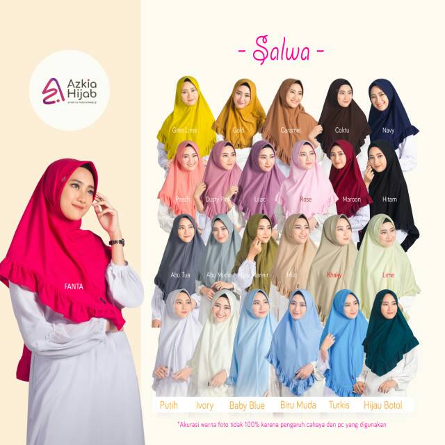 SALWA / JILBAB SALWA BY AZKIA HIJAB