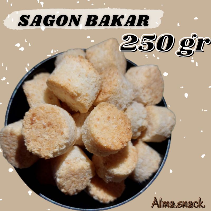 SAGON BAKAR 250gr / SNACK KILOAN MURAH/ ALMA.SNACK