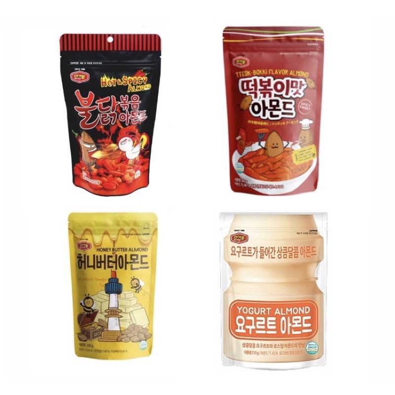 

[Korean Snack Import] Honey Butter Almond & Hot Spicy Almond l Korea Snack Almond
