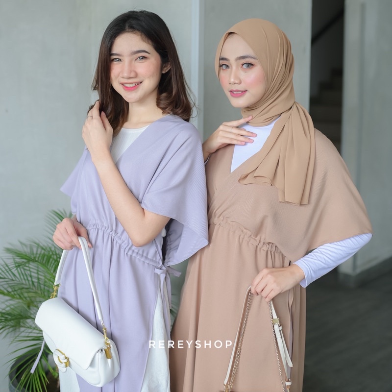 Reresyshop Yola Dress Kondangan Wanita Bahan Adem Kekinian Nyaman Dipakai