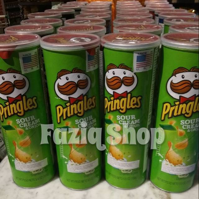 

Pringles Sour Creame & Onion Keripik kentang import
