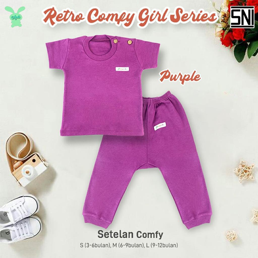 Aruchi Setelan Comfy Series Pendek Panjang SML / Setelan Anak