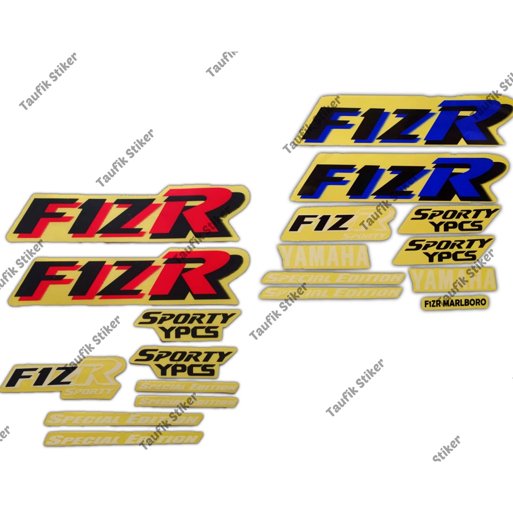 STRIPING LIS BODY MOTOR YAMAHA F1ZR MARLBORO SEPASANG STANDAR FULL SET