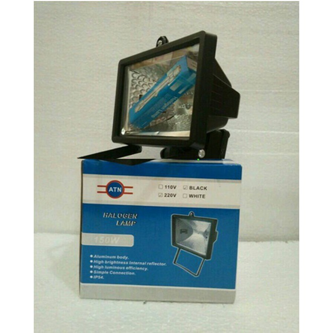 LAMPU SOROT HALOGEN 150W/KAP LAMPU SOROT HALOGEN/LAMPU TEMBAK HALOGEN