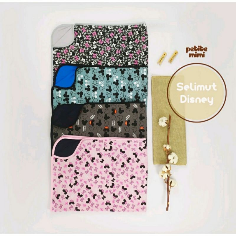 Petite Mimi Selimut Bayi motif Disney / Petite Mimi Selimut Disney Mickey / Petite Mimi Selimut Disn