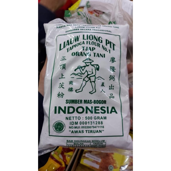 

[[COD]] Tepung Tapioka Tjap Orang Tani Liauw Liong PIT / 500 Gr HEMAT Kode 989