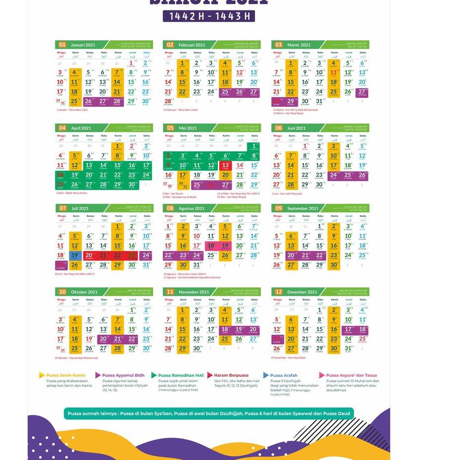 

STAR BRANDS Kalender Puasa 2021 | Kalender Dinding Custom | Clc06