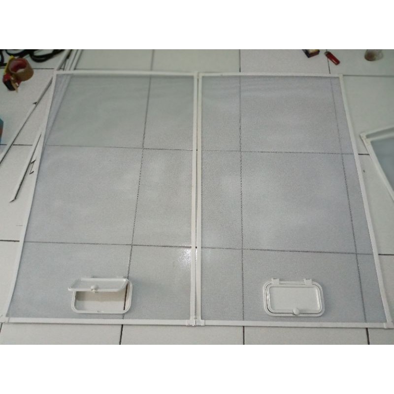 Jaring Kawat alumunium list magnet praktis