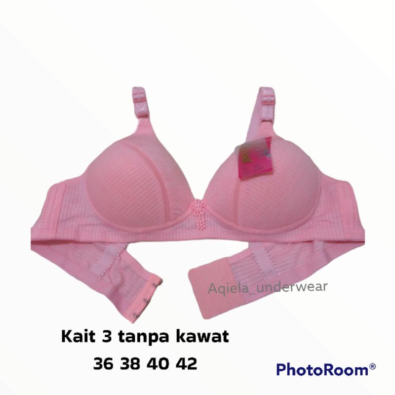 BRA ELOISE KAIT 3 TANPA KAWAT/BRA WANITA TERBARU/BRA WANITA TERKINI/BRA WANITA TERNYAMAN/BH WANITA