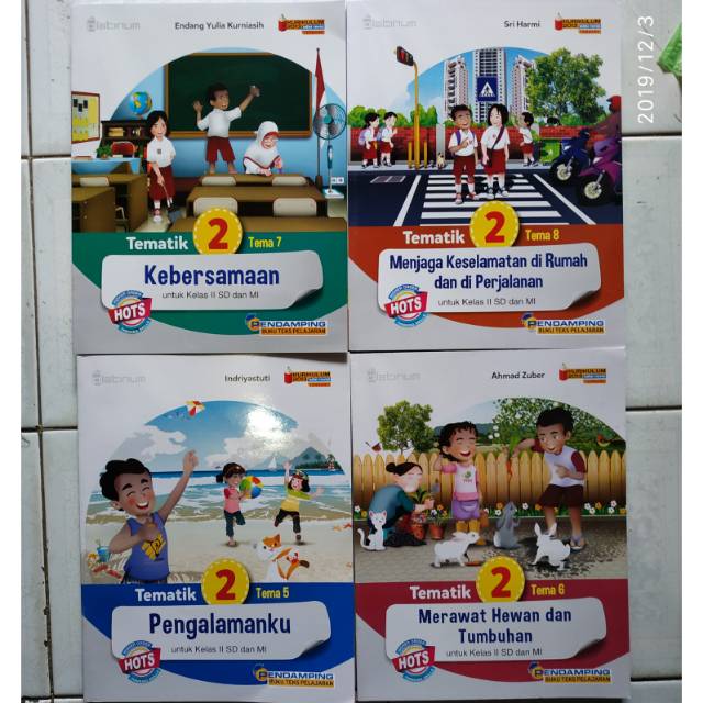 Set Tematik SD Kelas 2 Semester 2 Tema 5 6 7 8 K13 Platinum Tiga Serangkai