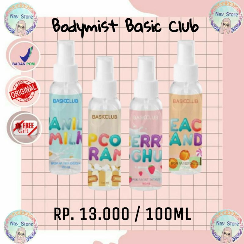 BODYMIST BASIC CLUB BY GEAMOORE | 100 ML