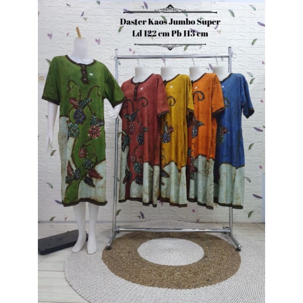 Daster Kaos Batik Tulis Jumbo Busui