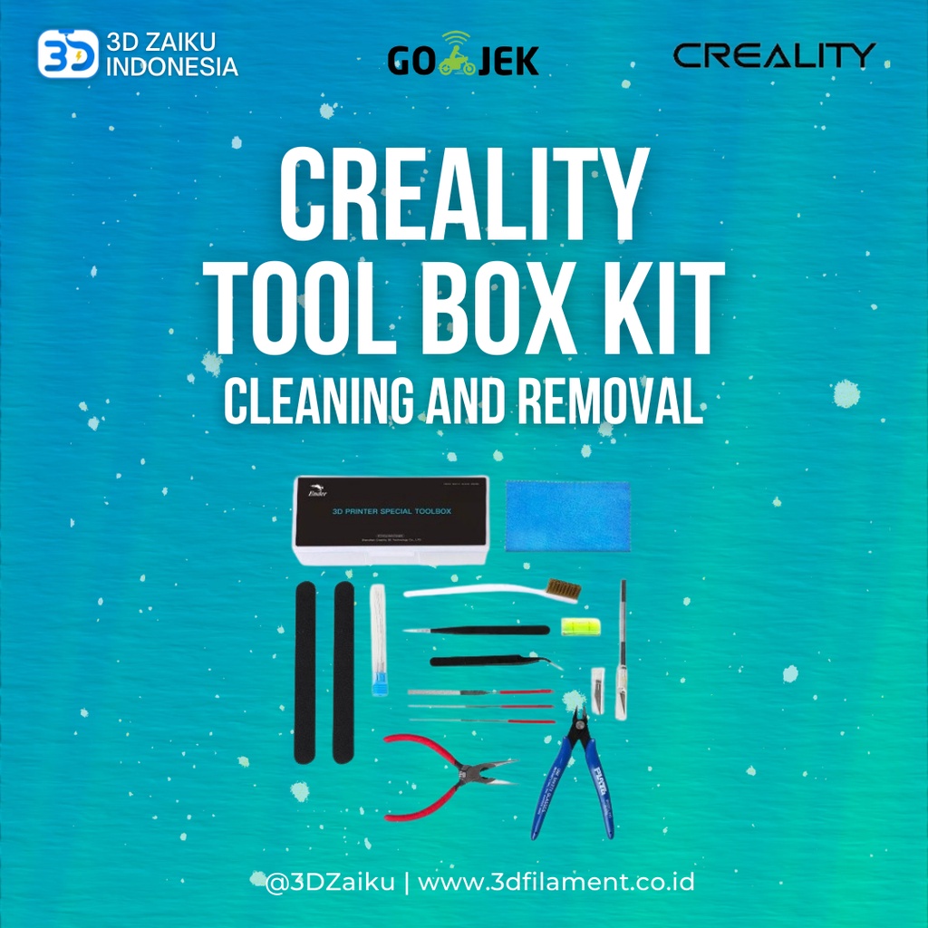 Original Creality 3D Printer Cleaning and Removal Tool Box Kit