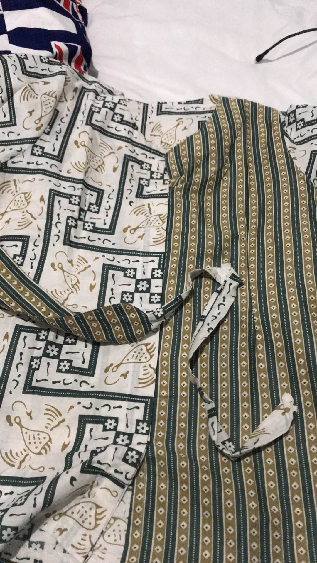 Tey-17 Batik Wanita Asj Sa Hrb026 Kenongo Kemeja Tosca Pendek