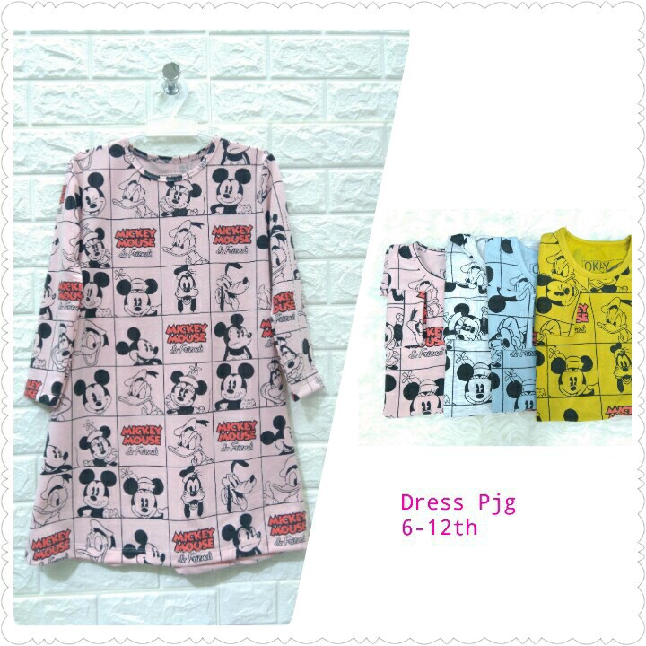 Daster Anak Karakter Mickey