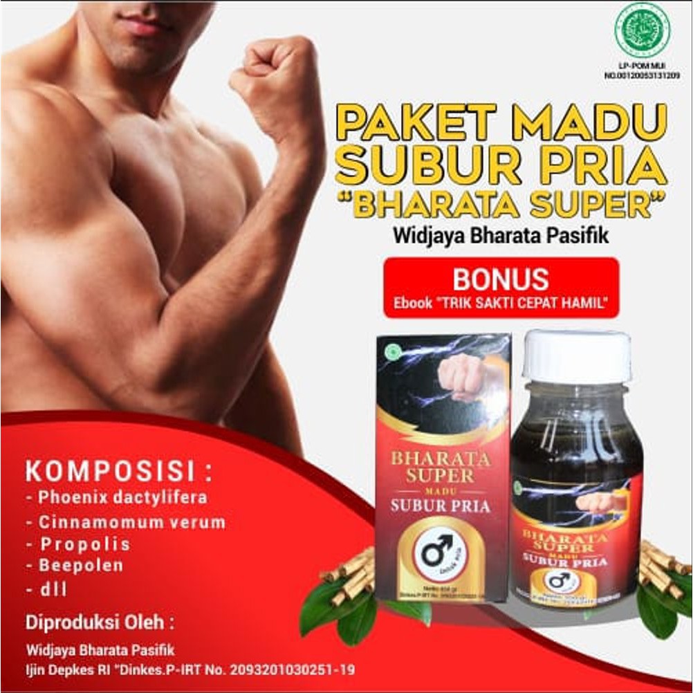 madu bharata super penyubur pria alami