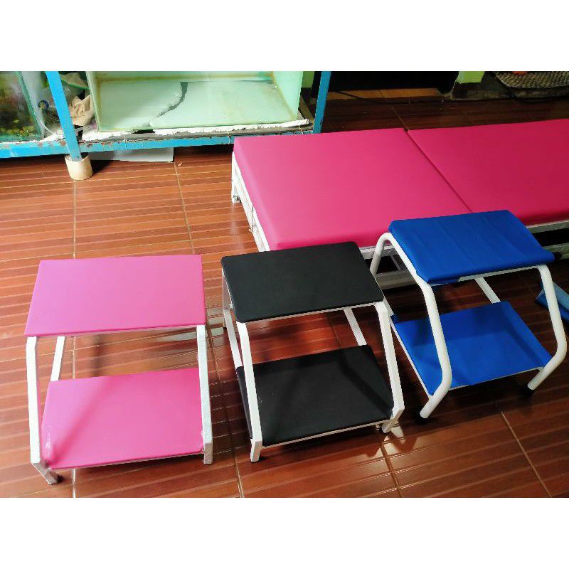 tangga pasien footstep meja - alat pijakan pasien - tangga bed periksa - tangga periksa pasien