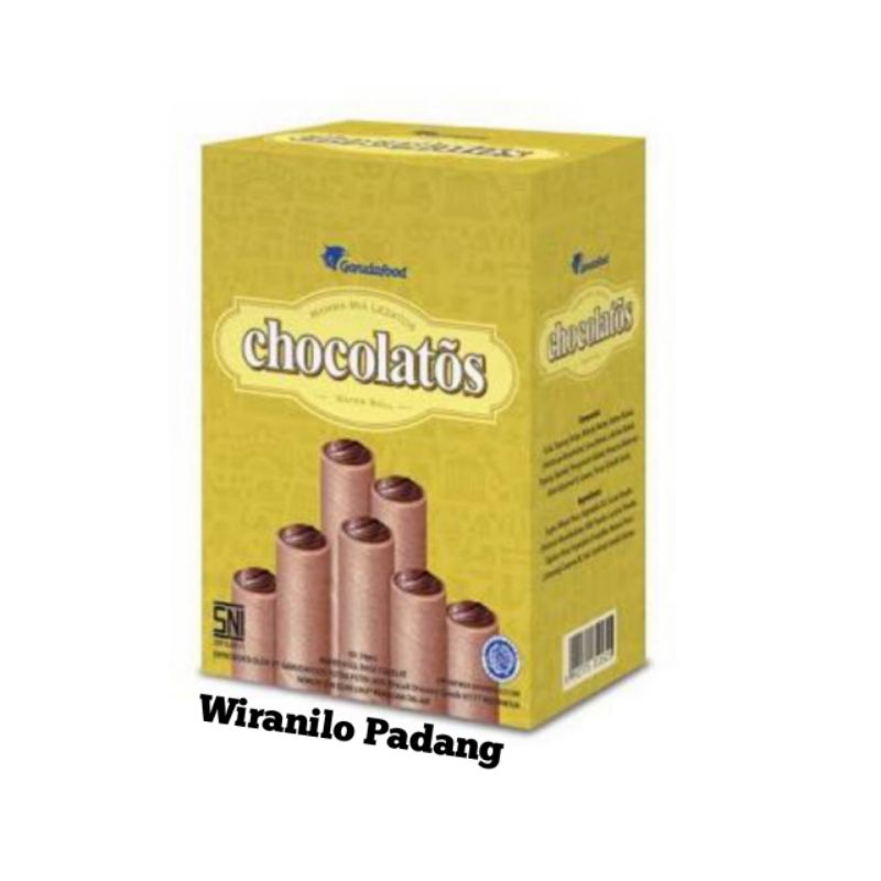 

Chocolatos 1 box isi 24 pcs x 8.5 gr - Wiranilo Padang