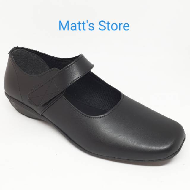 Sepatu Pantofel Wanita Hitam Flat Sekolah Kantor Paskibra Sepatu Pantofel Wanita Hitam Flat Sekolah Kantor Paskibra