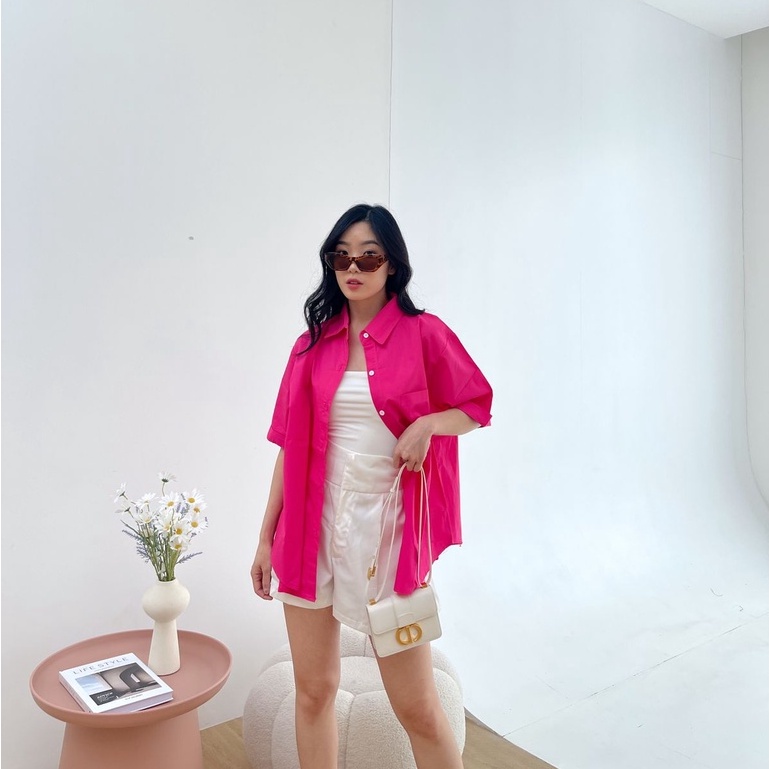 NOMI - Poppy Shirt / Kemeja Oversize Wanita