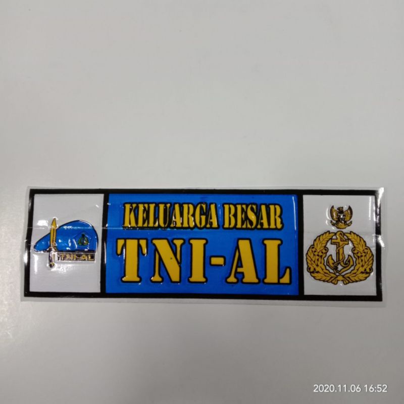 

Stiker Embos Panjang TNI AL | Aksesoris Kendaraan dan Craft Stationery