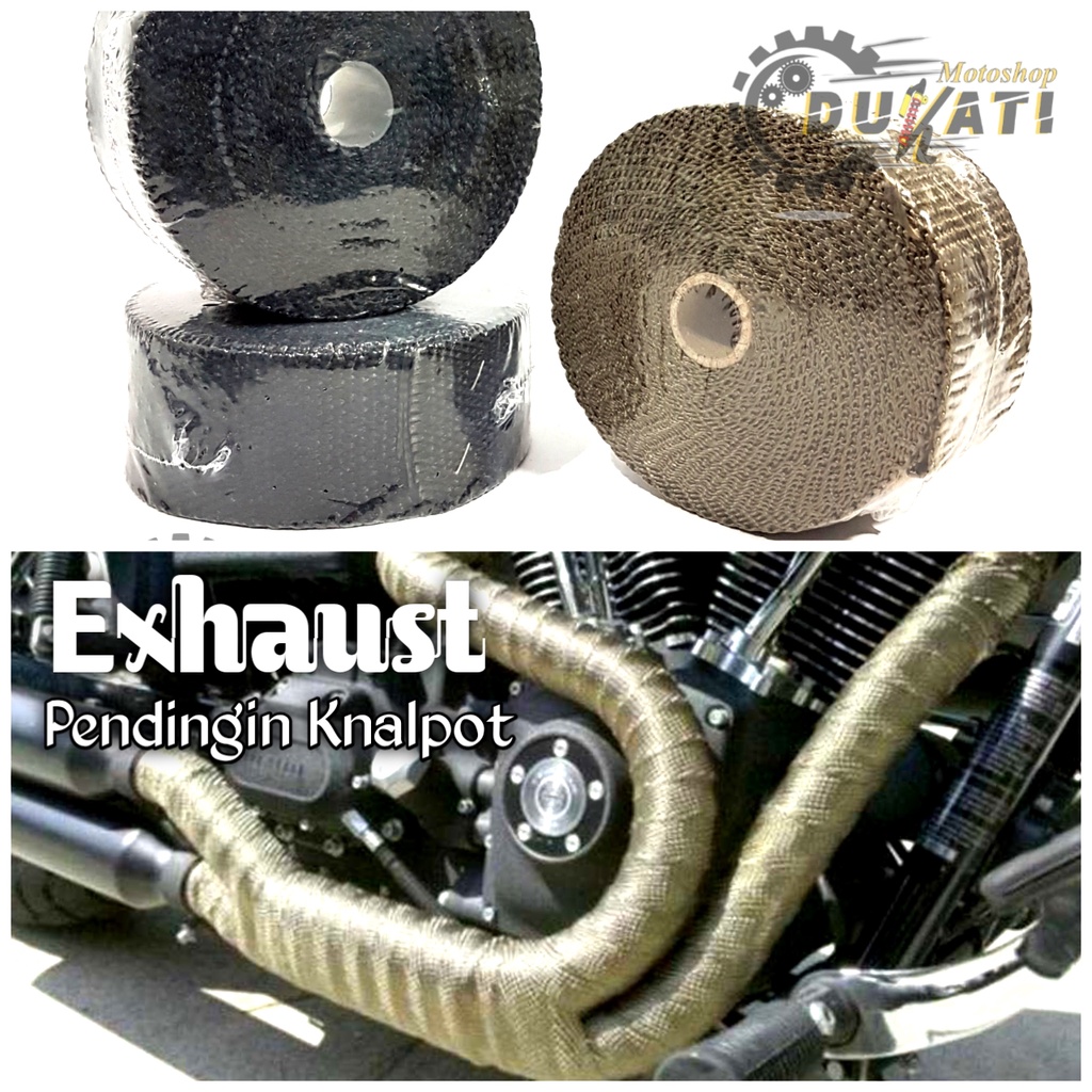 EXHAUST WRAP PENDINGIN KNALPOT PEREDAM PANAS KNALPOT