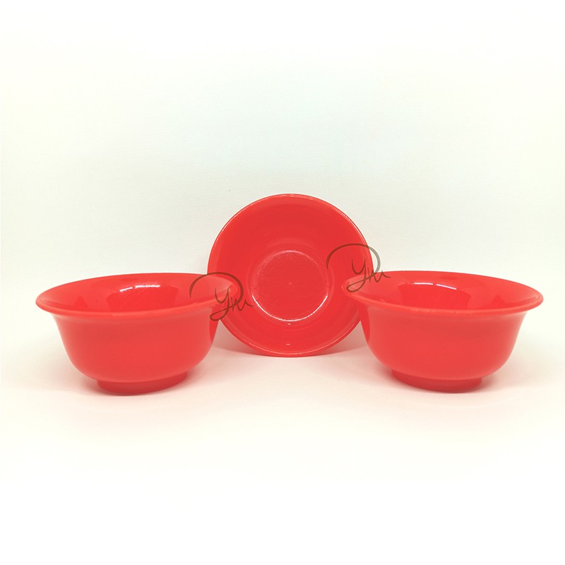 1 lusin @12 pcs Mangkok Kecil Plastik / Wadah Sambal Golden Hen MP-03