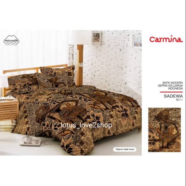 Sprei carmina KING SIZE 180X200X20 cm motif SADEWA