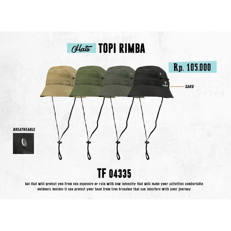 TOPI/RIMBA/TOPI/BUCKET/FORESTER