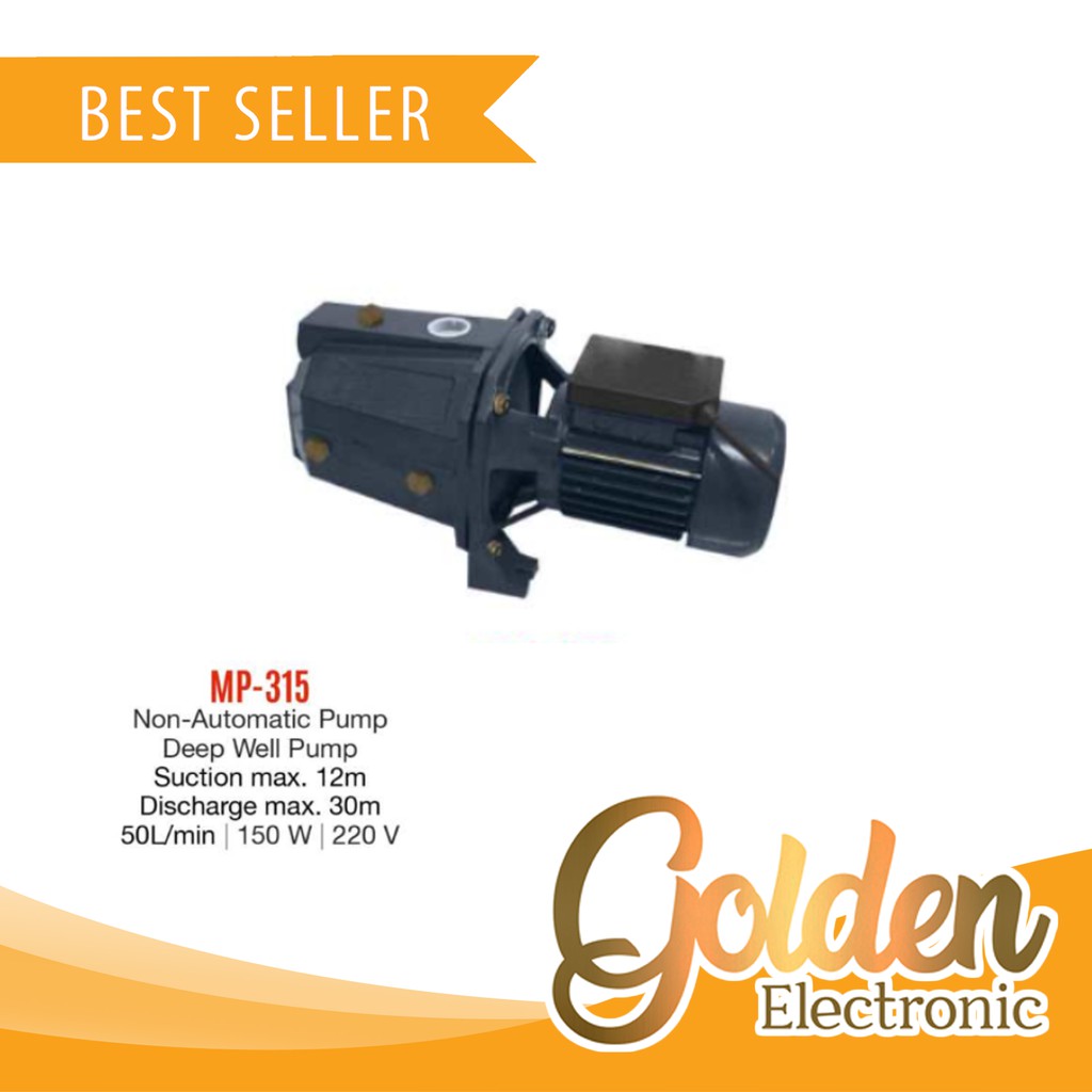 Pompa Air sumur dangkal Maspion MP-315 Uchida Murah Surabaya