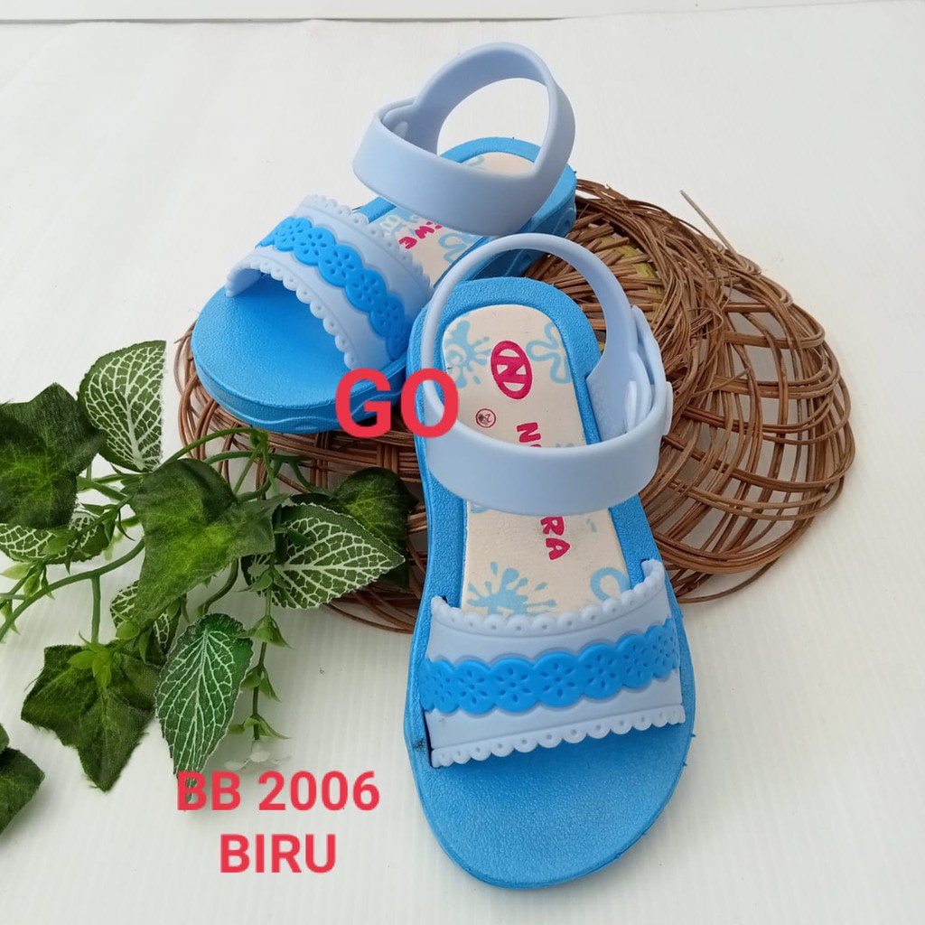 sogo NEW ERA BB/KC 2006 Sandal Sepatu Anak Tali Belakang Karet Sandal Bayi Perempuan Original