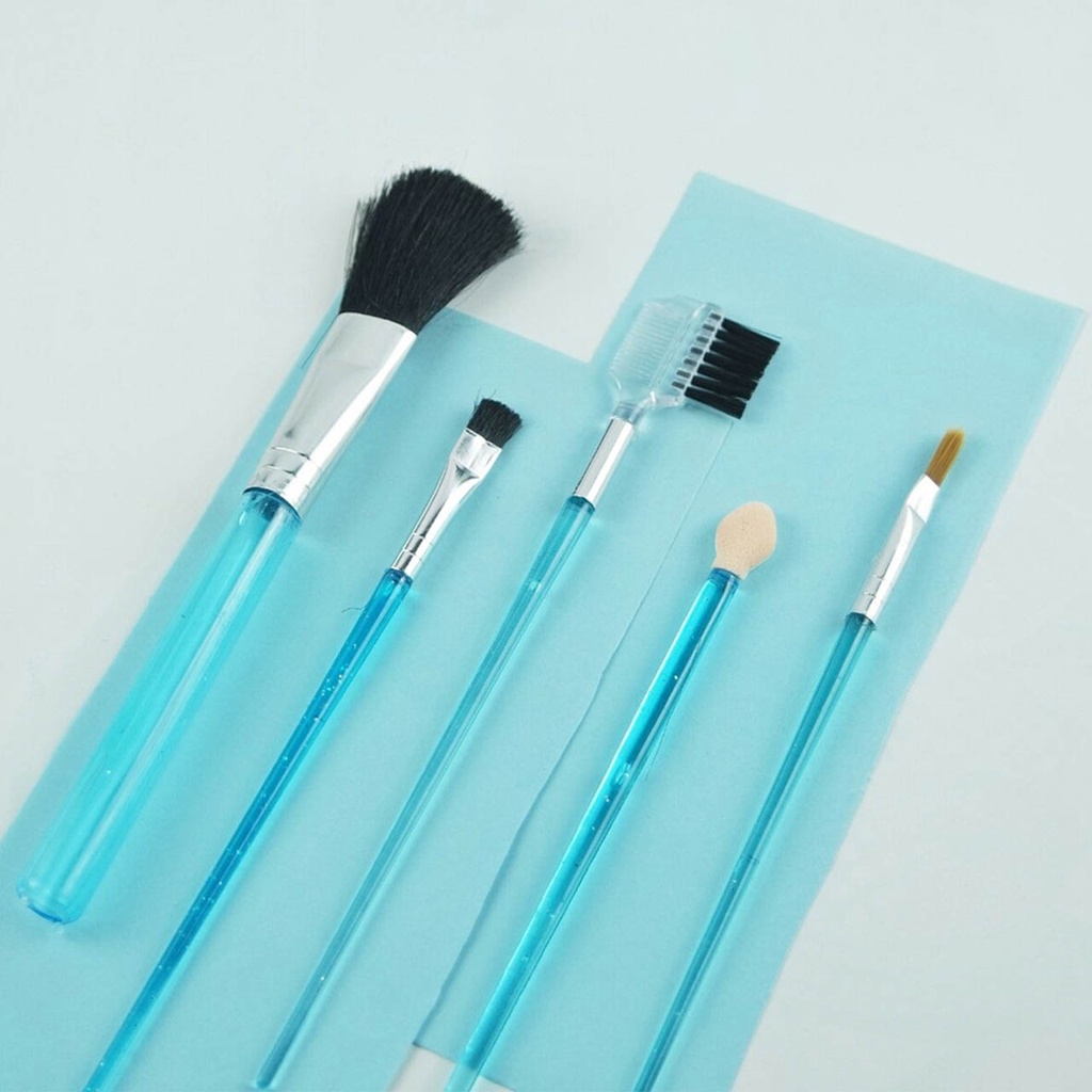 kuas make up wajah profesional mua set ukuran lengkap  besar jumbo kecil aestetik detailing halus lembut highlighter