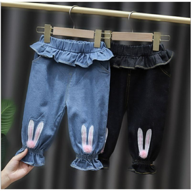 JOGER BUNNY JEANS JOGER ANAK PEREMPUAN 2-4 th Celana Panjang Anak