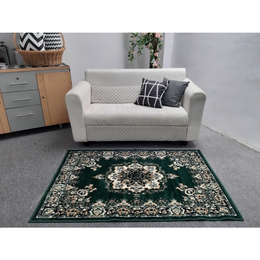 KARPET SUPER SHAMA 100X150 SS615 GREEN-1