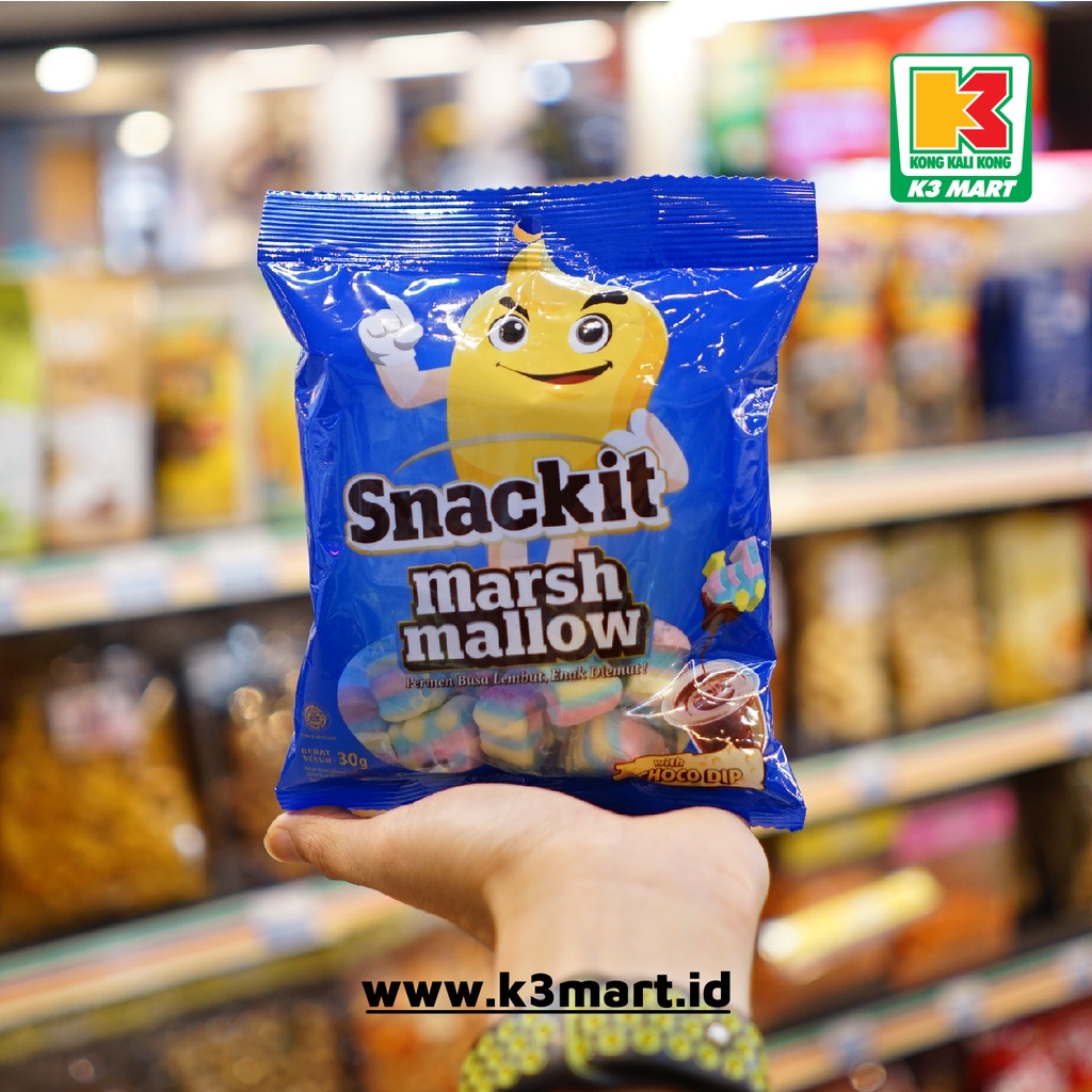 

Snackit Marshmallow Kereta Api With Choco Dip 30gr