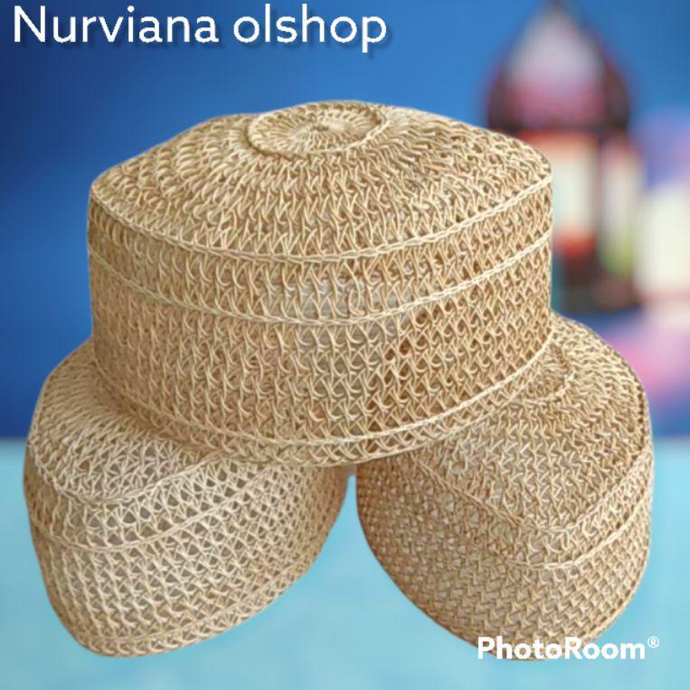 Peci/songkok/kopiah/peci rotan/peci akar rotan/peci asli makasar/kopiah –KE.21My22υ