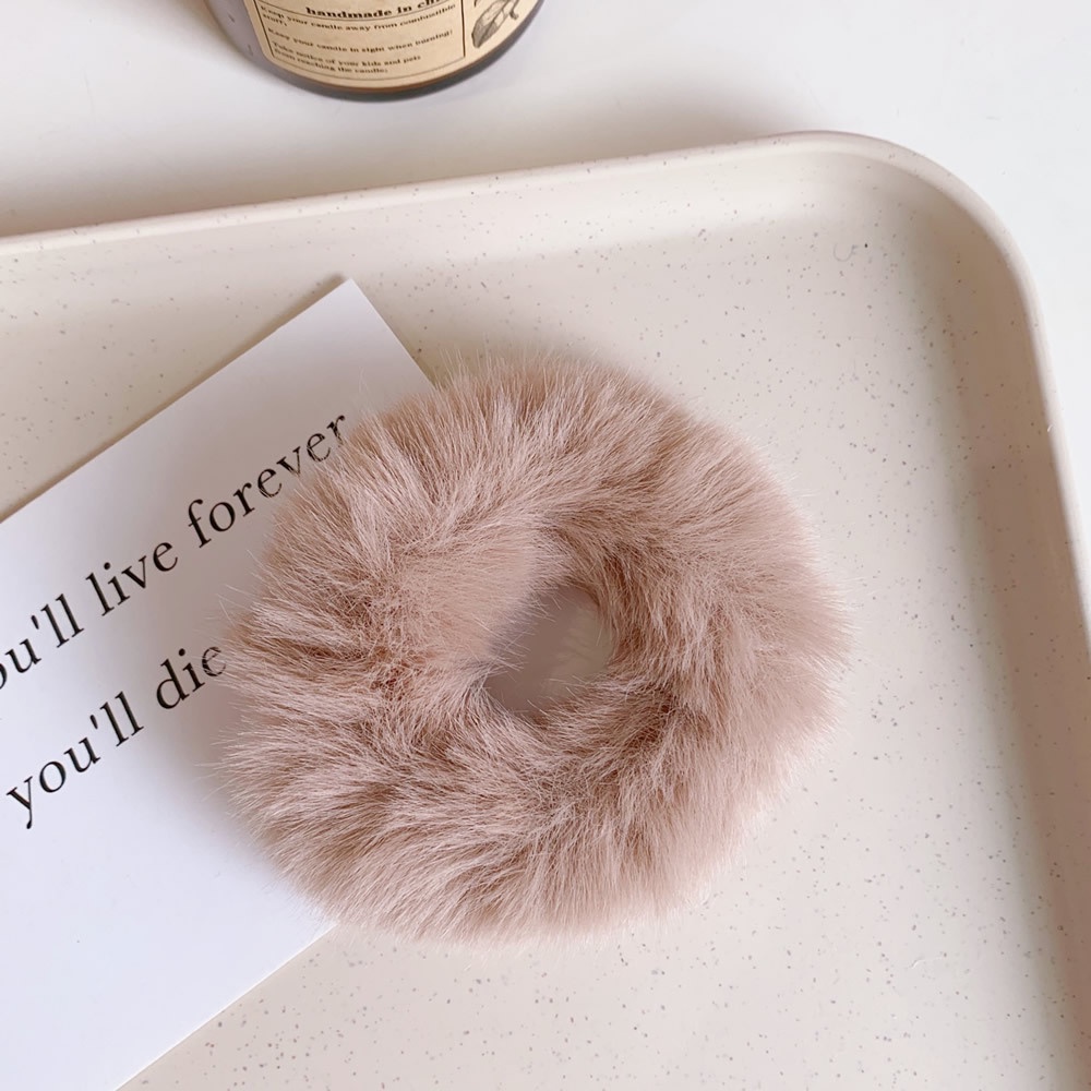 Korea Selatan Baru Natal Mewah Wajah Tersenyum Rambut Cincin Gadis Manis dan Lucu Hati Hiasan Kepala Rambut Tali Rambut Terry Perhiasan