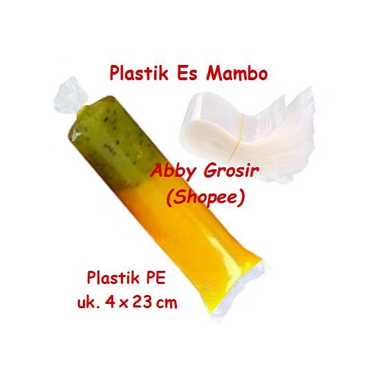 Plastik Es Lilin 4x23 PE Es Mambo 4 x 23 Plastik Saus Sambal
