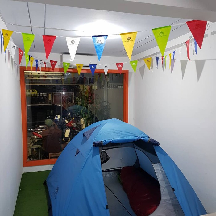 Bendera Bigadventure Camping Flag Segitiga Camp Dekorasi Hiasan Tenda