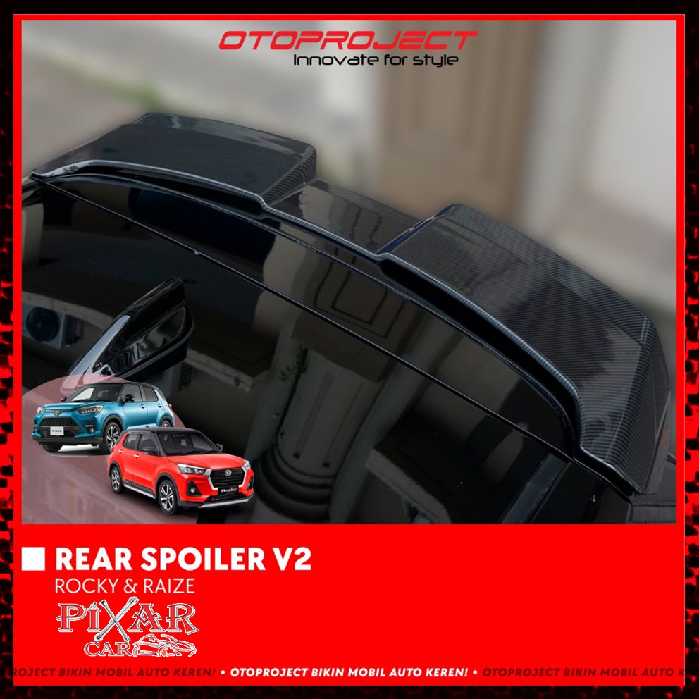 REAR SPOILER TOYOTA RAIZE / DAIHATSU ROCKY V2 - CARBON