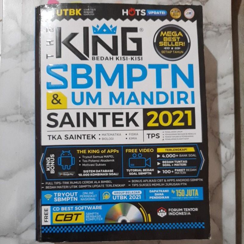 

preloved the king 2021 saintek