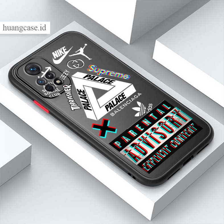 Huang Case - REDMI NOTE 11 PRO - SOFTCASE MY CHOICE SUPREME NIKE TERBARU XIAOMI REDMI 10 MI 11 LITE 