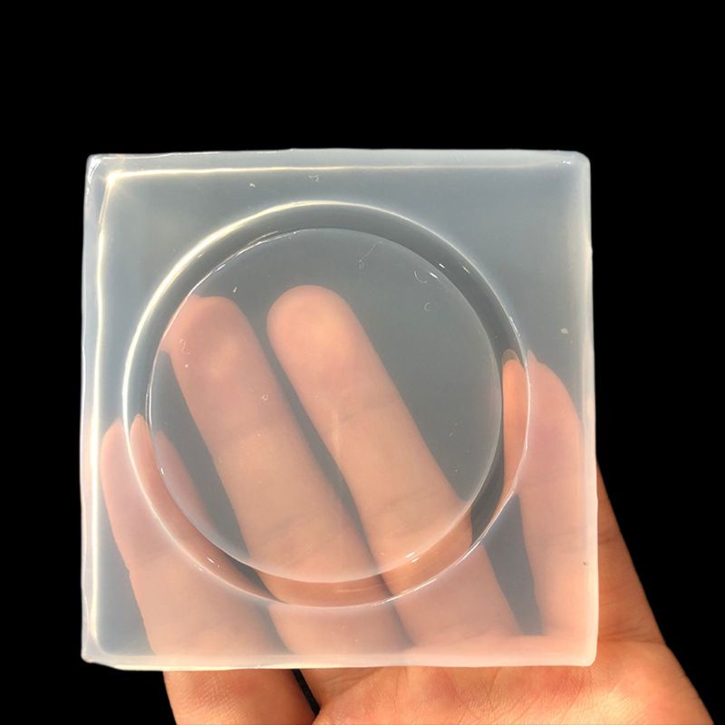 SIY  5cm/2&quot; Round Circles Pendant Bracelet Silicone Resin Mold Jewelry Making Tools