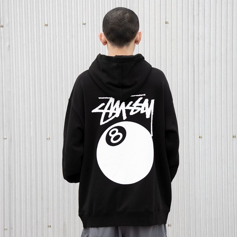 S - XXXXX(6XL) Hoodie STUSSY 8 BALL BIGSIZE Unisex Streetwear Fashion Style Jumbo Oversize