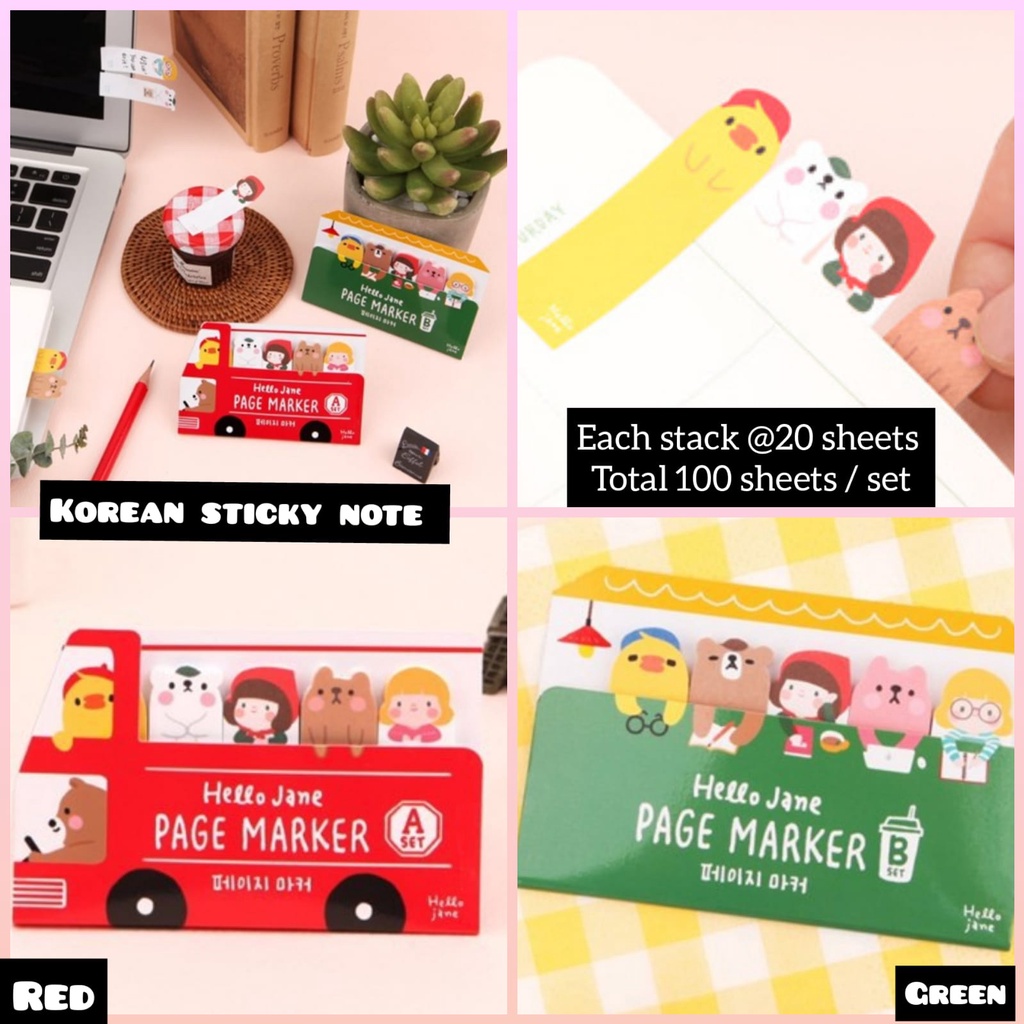 Stiker Sticker Setiker Wallsticker Walsetiker Wallstiker Mini Sticky Notes Note Message Japanese Korean Korea Lucu kartun girl finger Memo Label Mini Cute Pembatas Buku Books Diary Diari Anak Cewek Perempuan Murah Bagus Lucu Mainan Anak Tempelan HP