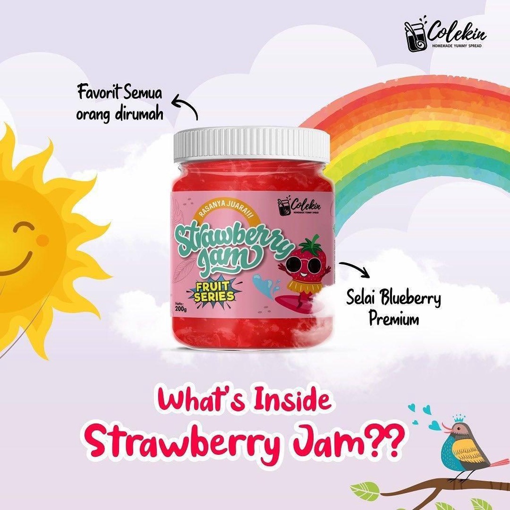 

Colekin - Selai Strawberry Jam 200 gr Strawberry