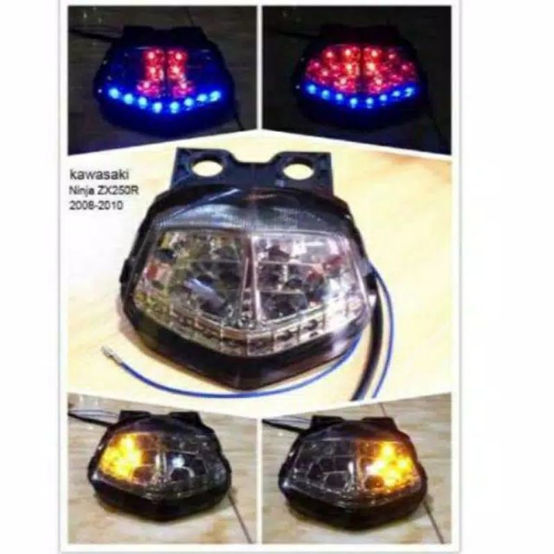 lampu stop belakang ninja karbu stoplamp ninja 250 karbu dan ninja150 rr new pnp